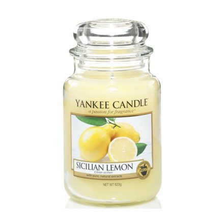 Yankee Sicilian Lemon nagy üveggyertya
