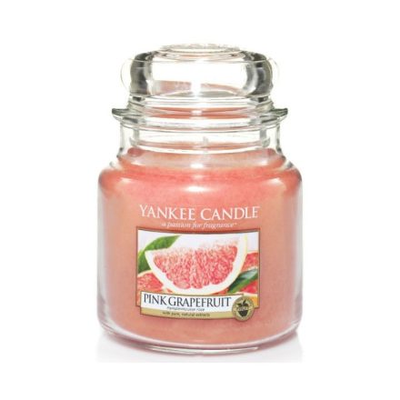 Yankee Pink Grapefruit közepes üveggyertya