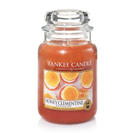 Yankee Honey clementine nagy üveggyertya