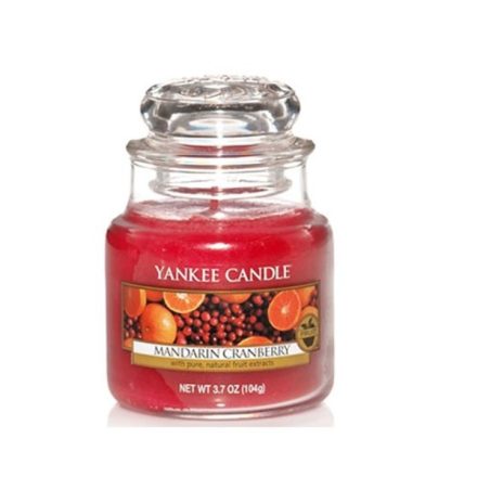 Yankee Mandarin Cranberry kis üveggyertya
