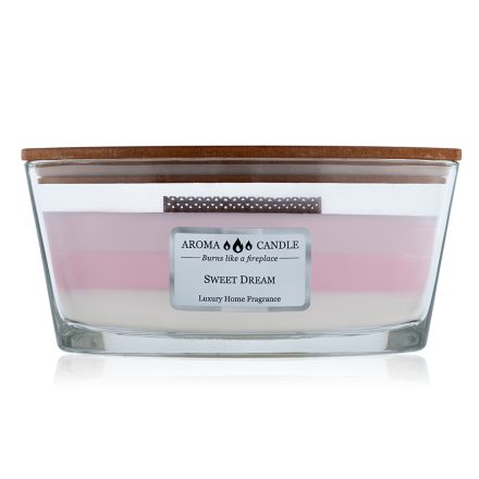 Aroma Candle Tricolor Sweet Dream
